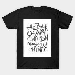 Power of Imagination BW T-Shirt